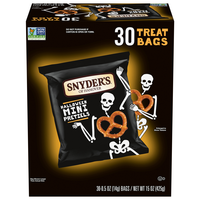 Snyder's of Hanover Mini Halloween Pretzel Snack Packs - 30 ct