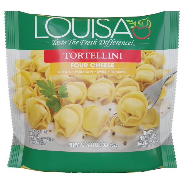 Louisa Four Cheese Tortellini Pasta Frozen