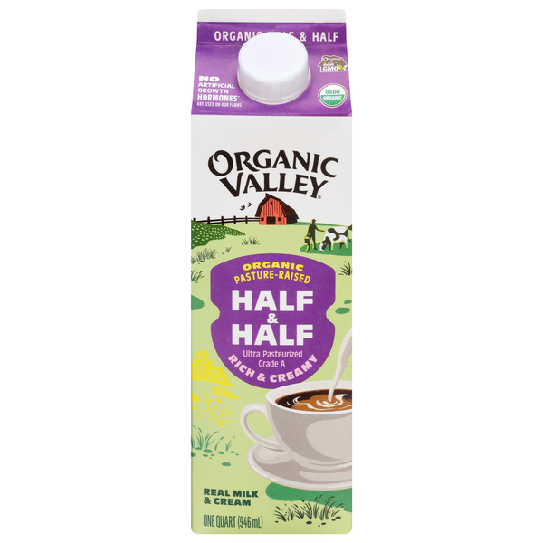 Organic Valley Half & Half Cream