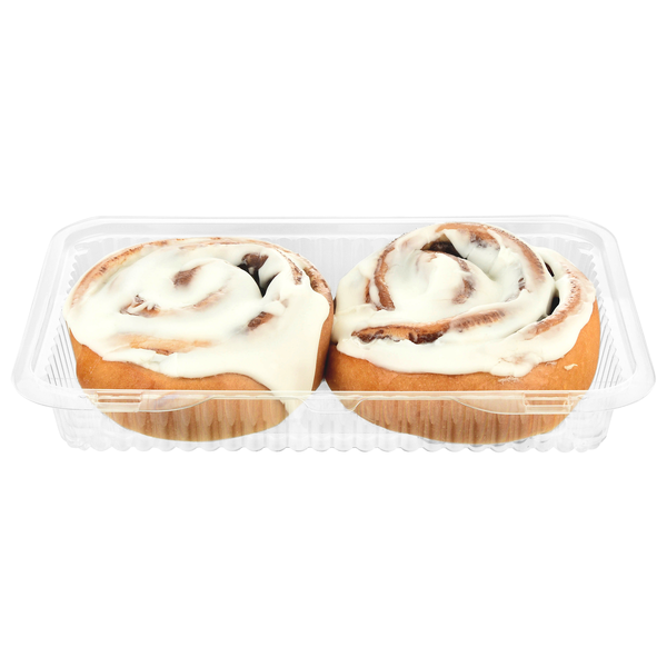 Hannaford Bakery Cinnamon Roll with Icing - 2 ct