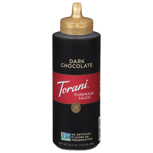 Torani Dark Chocolate Puremade Flavored Sauce