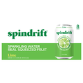 Spindrift Unsweetened Lime Sparkling Water - 8 pk