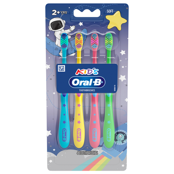 Oral-B Kids Toothbrushes Soft Ages 2+