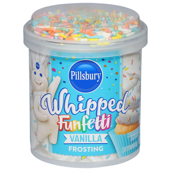 Pillsbury Whipped Funfetti Vanilla Frosting