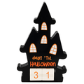 Smart Living Halloween Wooden Decor Haunted House Countdown
