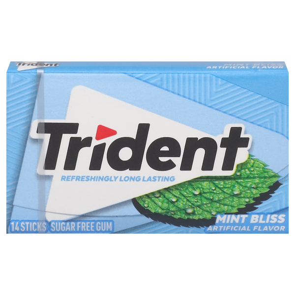 Trident Sugar Free Mint Bliss Gum