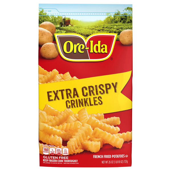 Ore-Ida Extra Crispy Crinkles French Fried Potatoes Frozen