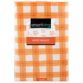 Smart Living Harvest Oblong Tablecloth 52 x 90 Inch Orange Plaid