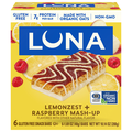 LUNA Organic Lemonzest + Raspberry Mash-Up Protein Snack Bars - 6 ct