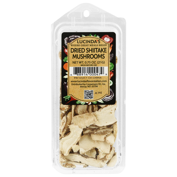 Lucinda's Dried Shitake Mushrooms