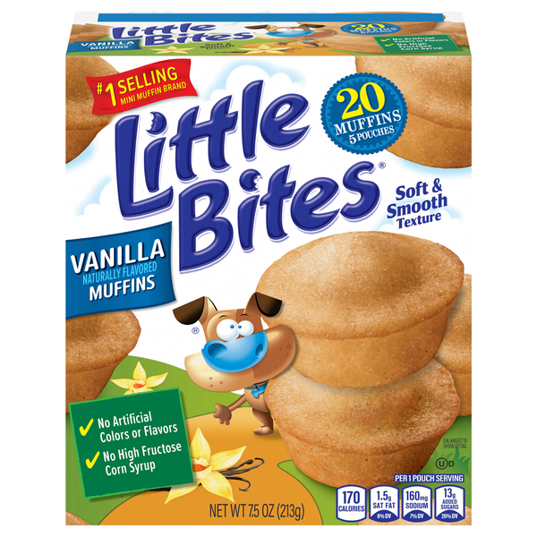 Entenmann's Little Bites Vanilla Mini Muffins - 5 ct