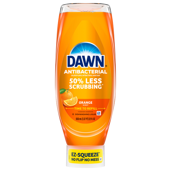Dawn Antibacterial EZ-Squeeze Orange Scent Hand Soap