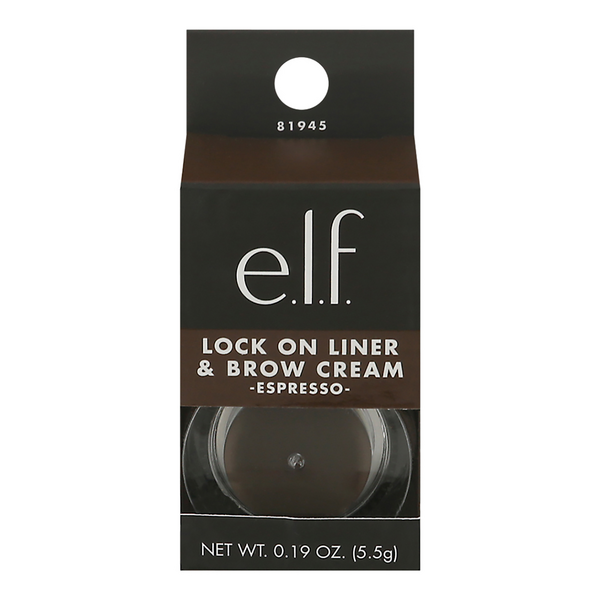e.l.f. Lock On Liner & Brow Cream Espresso 81945