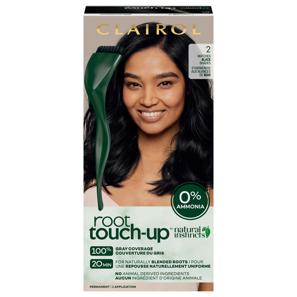 Save on Clairol Natural Instincts Root TouchUp Permanent Color Black 2