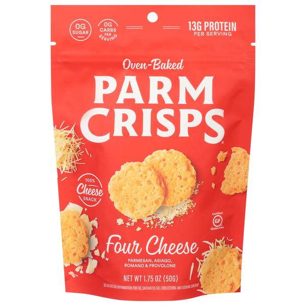 Save on Parm Crisps OvenBaked Cheese Snack Four Cheese Gluten Free