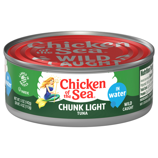 Chicken of the Sea Wild Caught Chunk Light Tuna in Water