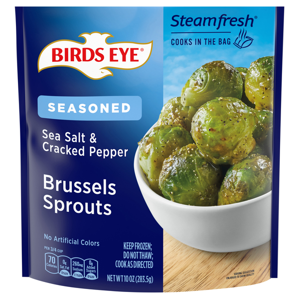 Birds Eye Steamfresh Seasoned Sea Salt & Cracked Pepper Brussels Sprouts
