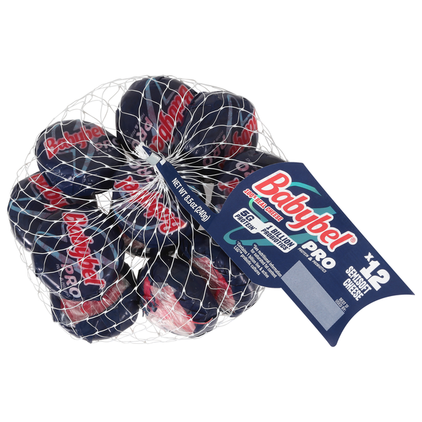 Babybel PRO Protein & Probiotics Semisoft Cheese - 12 ct