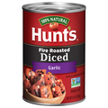 Hunt's 100% Natural Fire Roasted Diced Tomatoes with Garlic