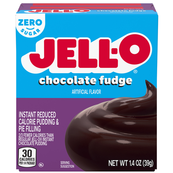Jell-O Zero Sugar Chocolate Fudge Instant Pudding & Pie Filling