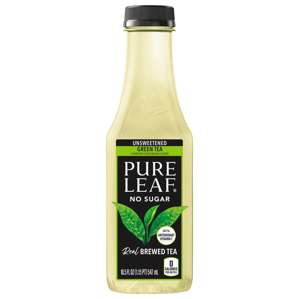 Pure Leaf Brewed No Sugar Unsweetened Green Iced Tea