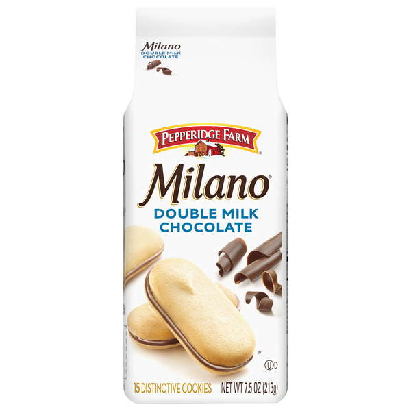 Pepperidge Farm Milano Double Milk Chocolate Sandwich Cookies - 15 ct