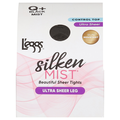 L'eggs Silken Mist Black Mist Q+ Ultra Sheer Leg Beautiful Tights