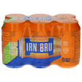Irn-Bru Flavored Carbonated Soft Drink - 6 pk