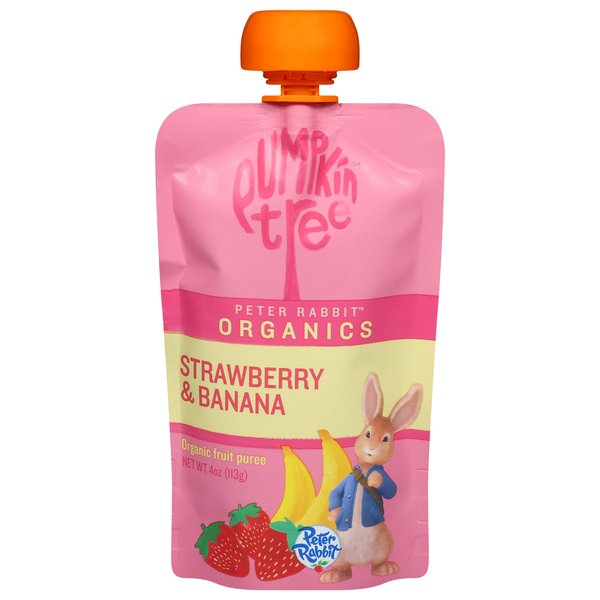 Pumpkin Tree Peter Rabbit Organics Strawberry Banana Puree