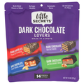 Little Secrets Dark Chocolate Lovers Candy Bars - 14 ct