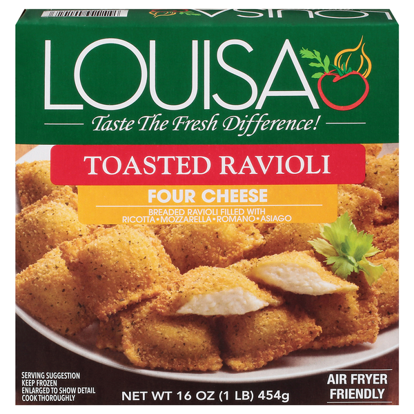 Louisa Four Cheese Toasted Ravioli Frozen