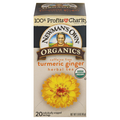 Newman's Own Organics Caffeine Free Turmeric Ginger Herbal Tea Bags