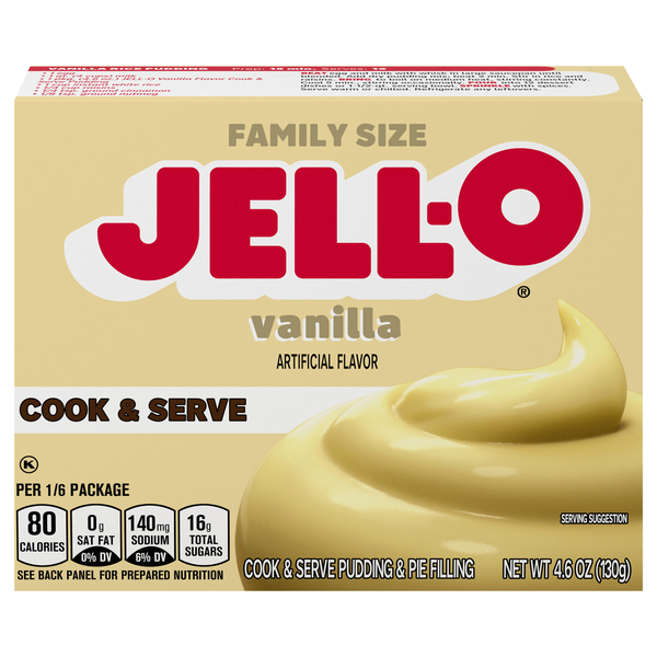 Jell-O Cook & Serve Vanilla Pudding & Pie Filling