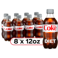 Diet Coke Cola Soda - 8 pk