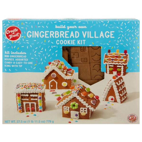 Create A Treat Build Your Own Gingerbread Village Cookie Kit