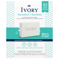 Ivory Sensitive Gentle Soap Bar - 10 ct