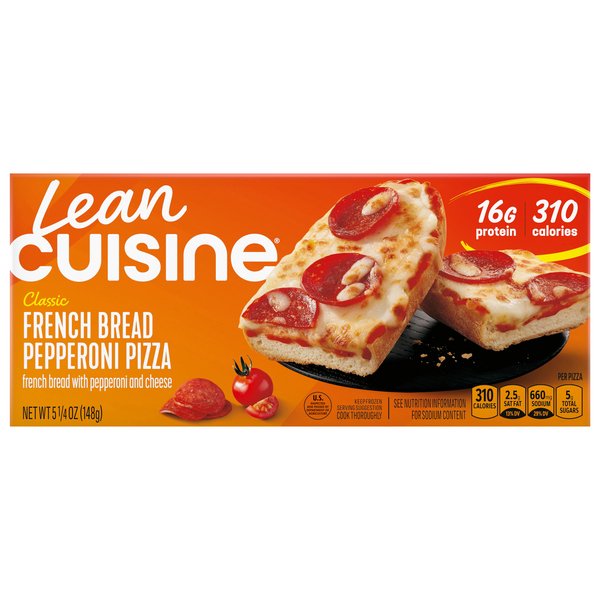 Lean Cuisine Comfort Cravings French Bread Pepperoni Pizza Frozen
