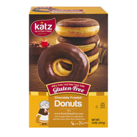 Katz Gluten Free Chocolate Frosted Donuts - 6 ct Frozen