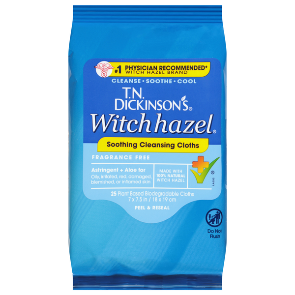 T.N. Dickinson's Witch Hazel Cleansing Cloths