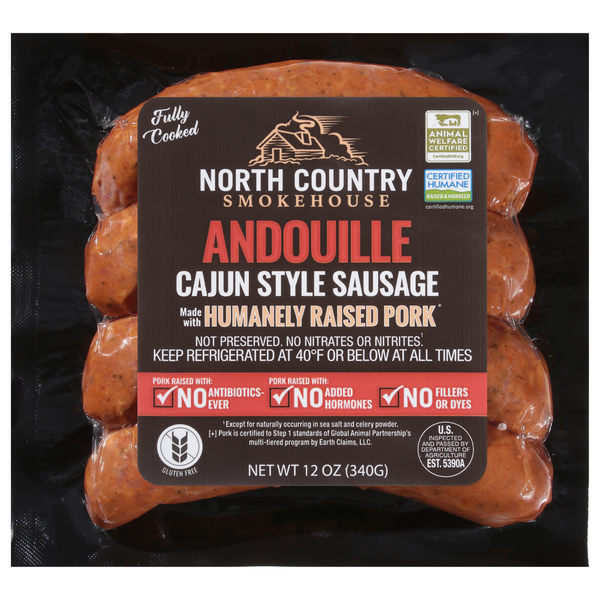 North Country Smokehouse Andouille Cajun Style Sausage
