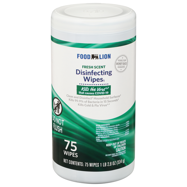 Food Lion Fresh Scent Disinfecting Wipes