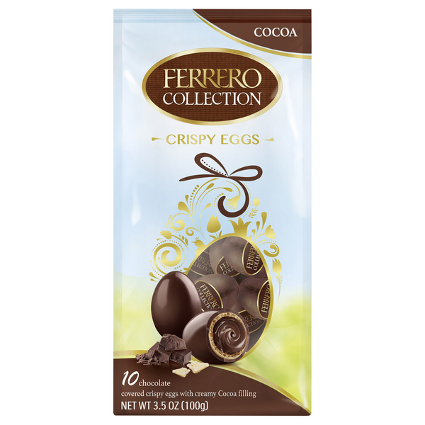 Ferrero Cocoa Chocolate Crispy Eggs Easter Candy - 10 ct