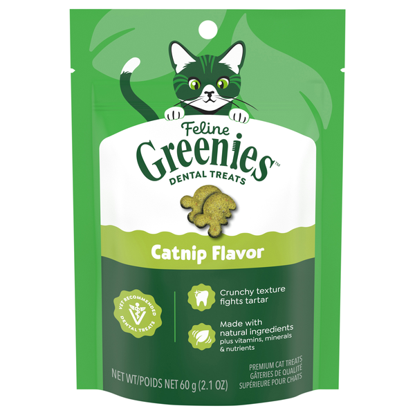 Feline GREENIES Catnip Flavor Dental Cat Treats