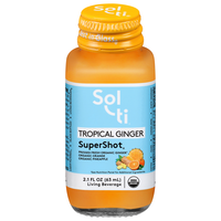 Sol-ti SuperShot Tropical Ginger Living Beverage Refrigerated