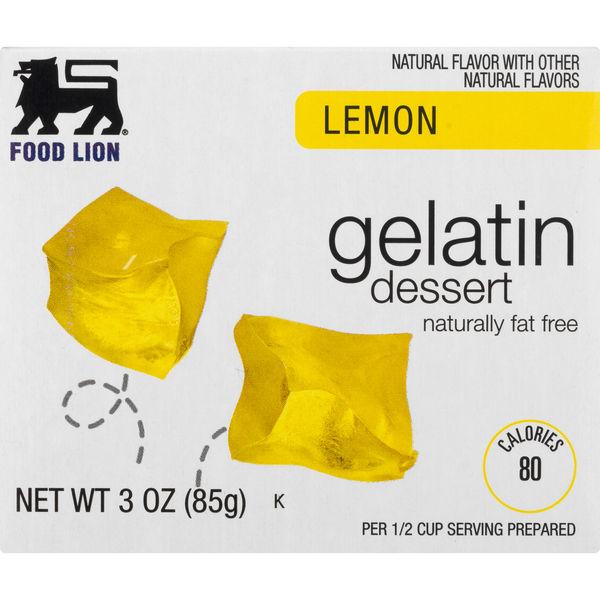 Save on Food Lion Gelatin Dessert Lemon Order Online Delivery Food Lion