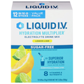 Liquid I.V. Sugar Free Lemon Lime Electrolyte Drink Mix - 12 ct