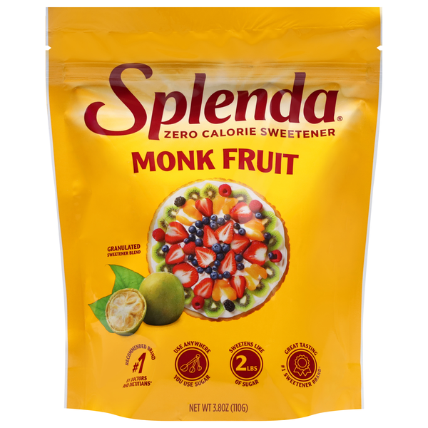 Splenda Zero Calorie Monk Fruit Sweetener