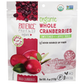 Patience Fruit & Co Organic Sweetened Whole Dried Cranberries