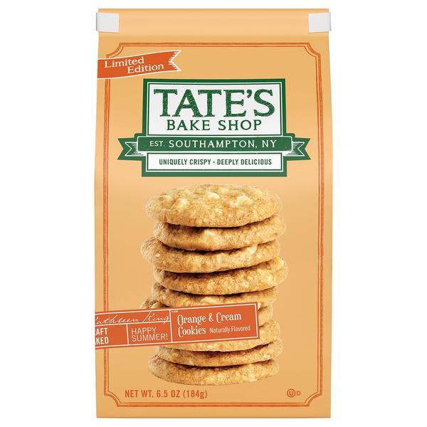 Tate's Bake Shop Orange & Cream Cookies