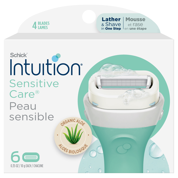 Schick Intuition Naturals Sensitive Care Refill Cartridges